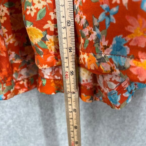 Roller Rabbit Floral Jumpsuit in Orange and Blue - Picture 12 of 14